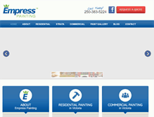 Tablet Screenshot of empresspainting.com